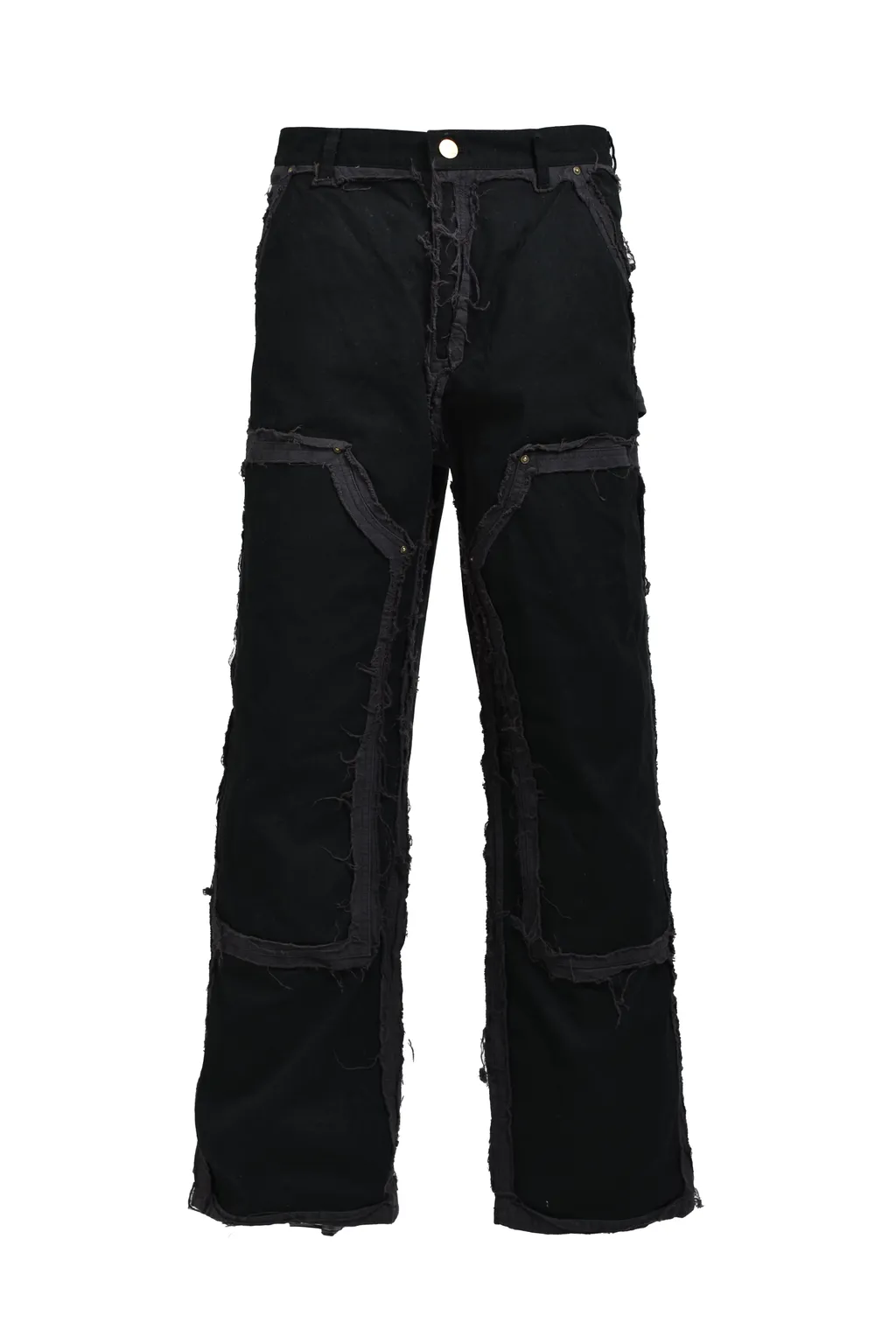Blackmeans × Kamiya Deconstructed Painter Pants / Blk