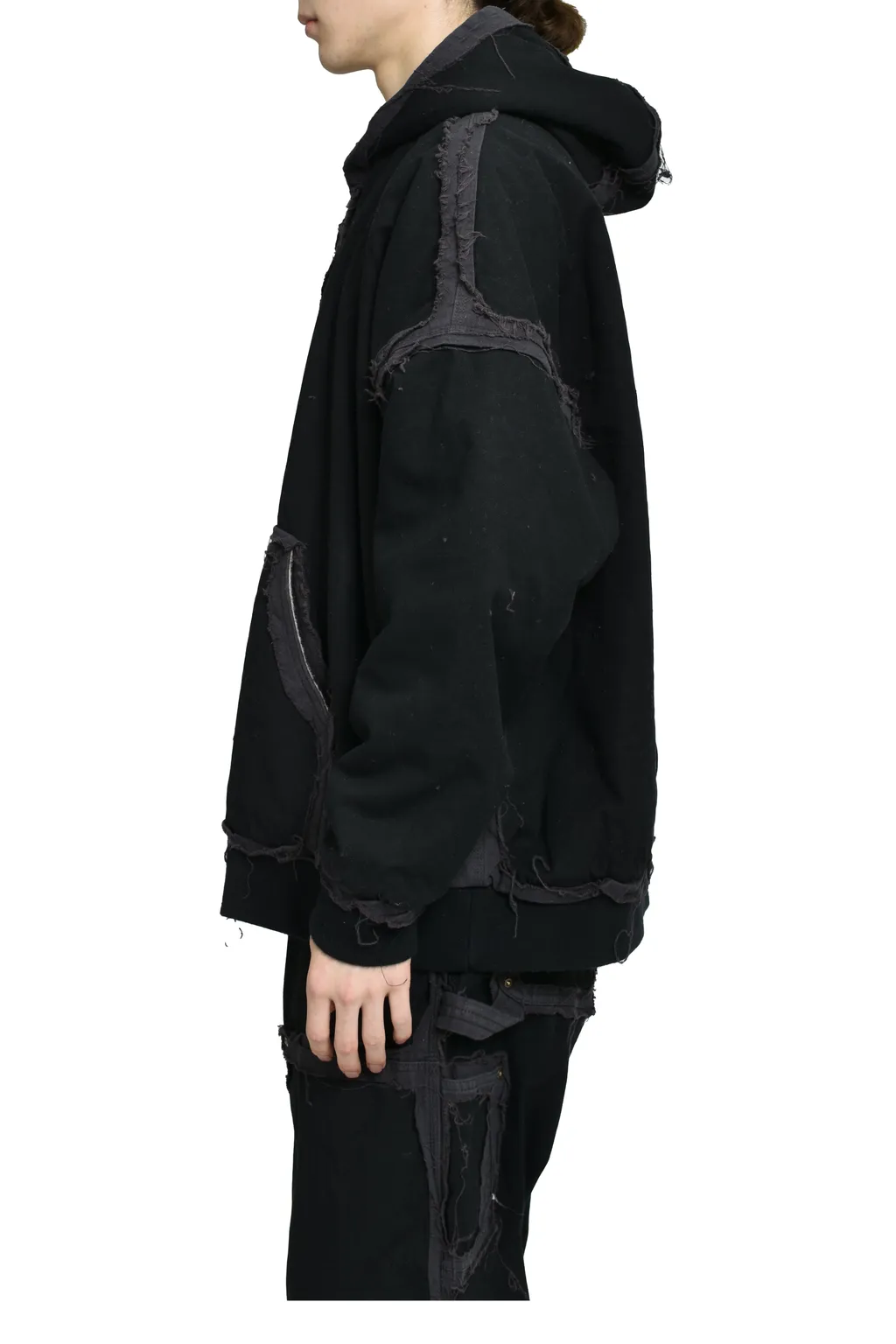 Blackmeans × Kamiya Deconstructed Zip Parka / Blk