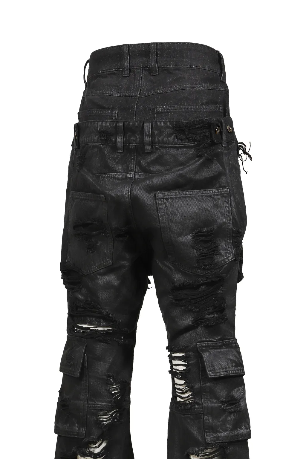 Black Double-Layer Trousers / Blk