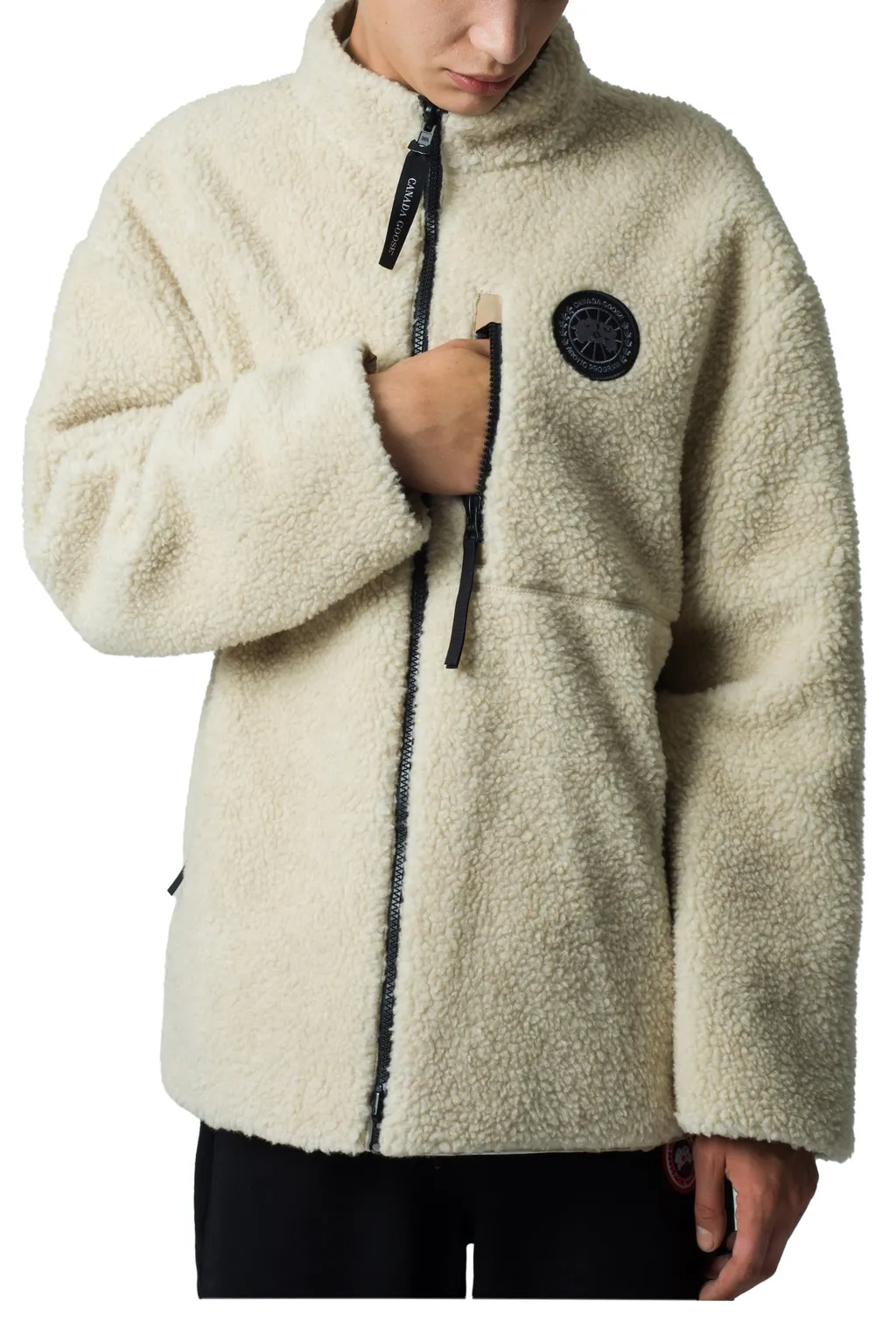 Kinross Reversible Fleece Jacket Black Label Fusion / Tan