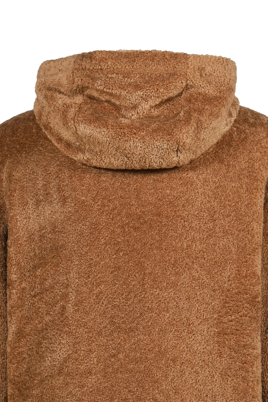 Zip Up Cardigan / Camel X Black