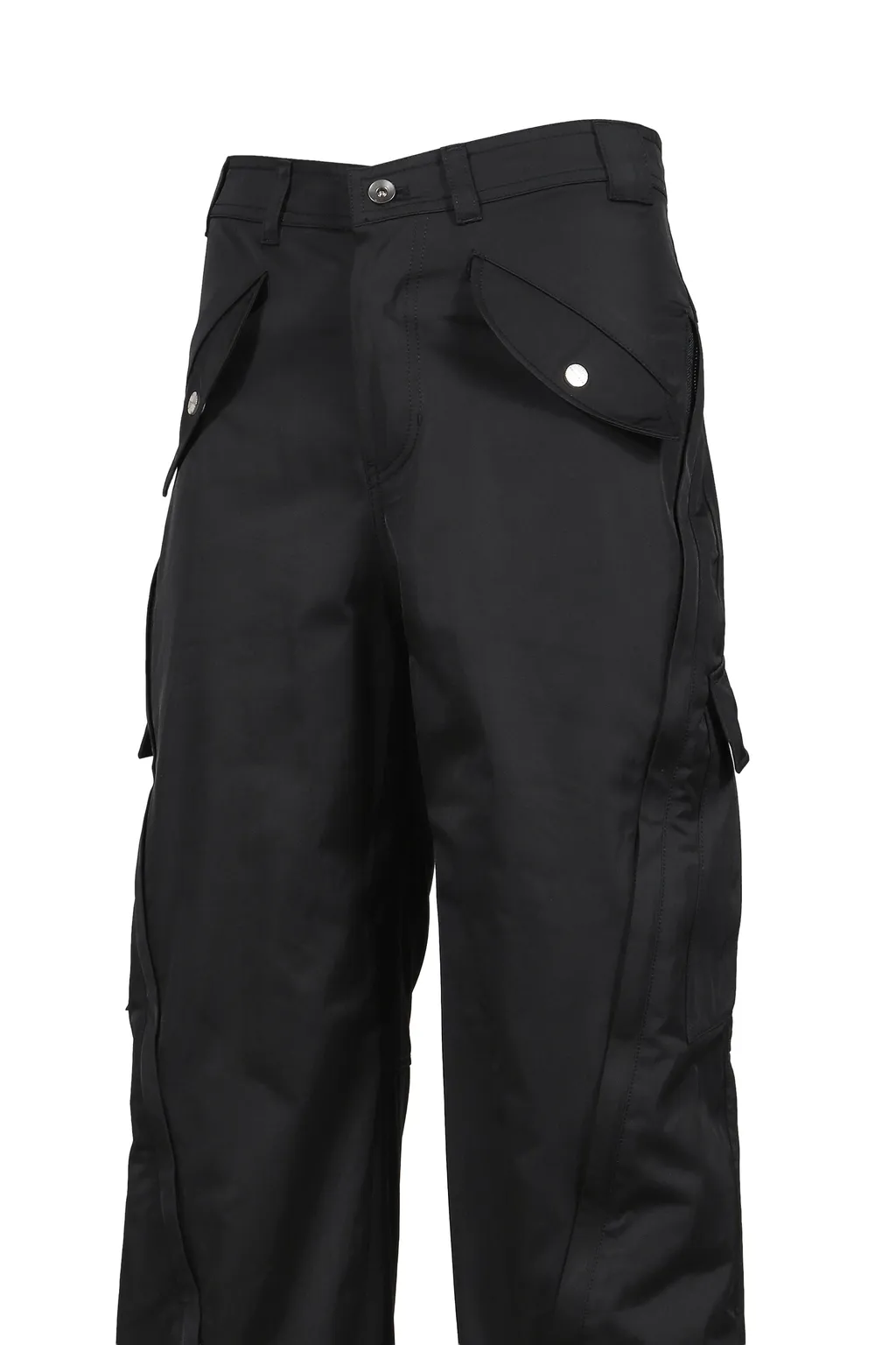 3-Way Zip Cargo Trousers / Blk