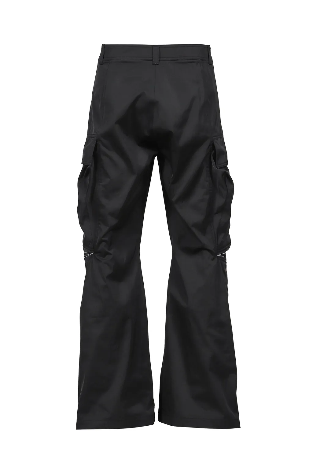 Articulated Knee Dart Cargo Trousers / Blk