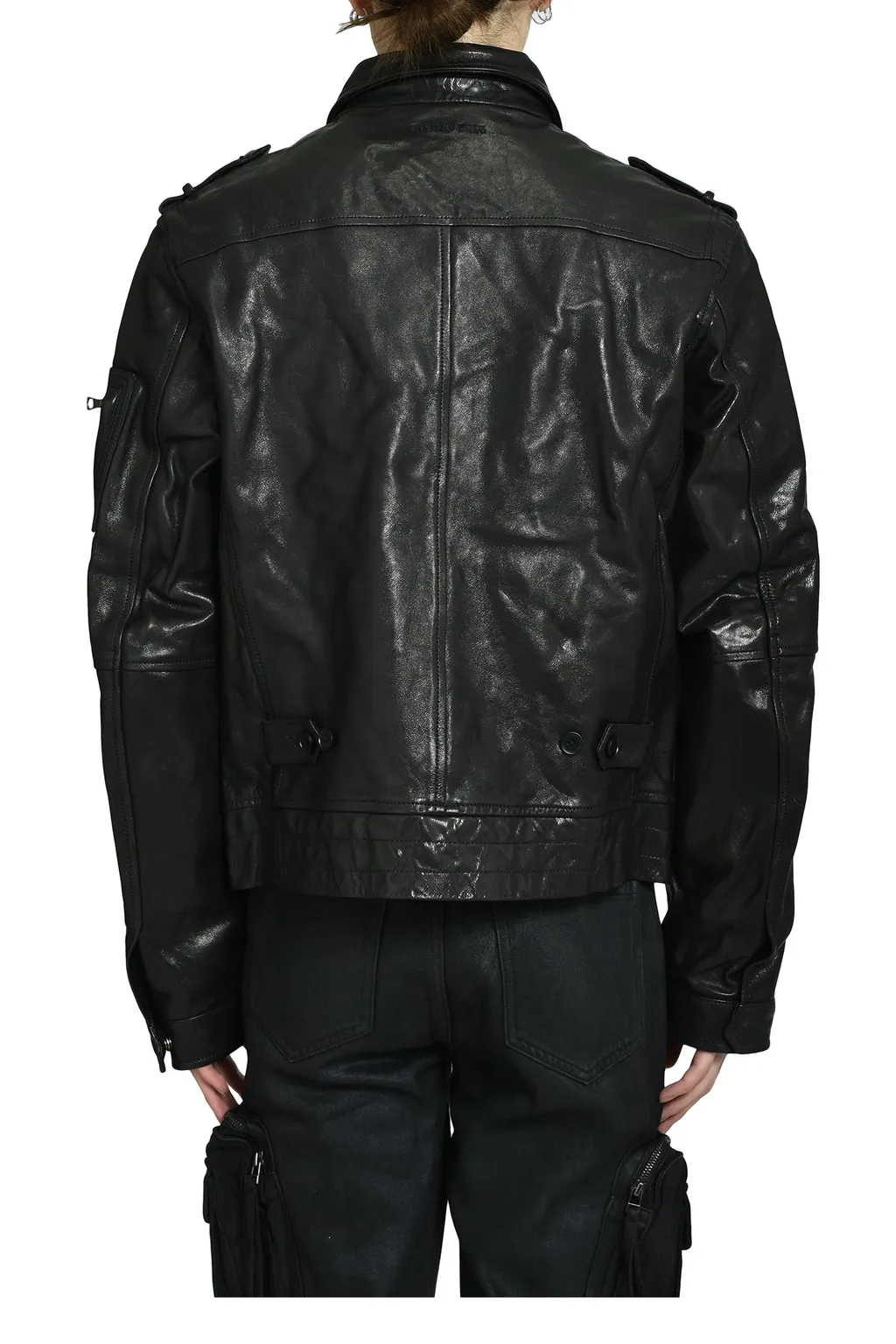 Major's Leather Blouson / Blk