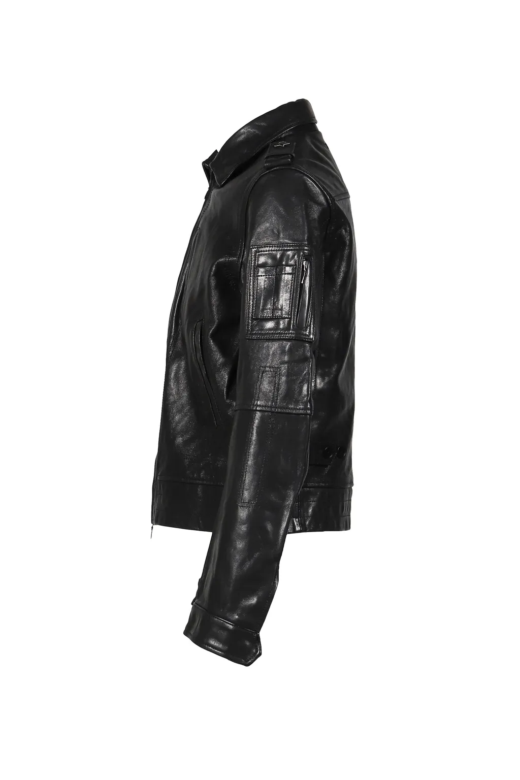 Major's Leather Blouson / Blk