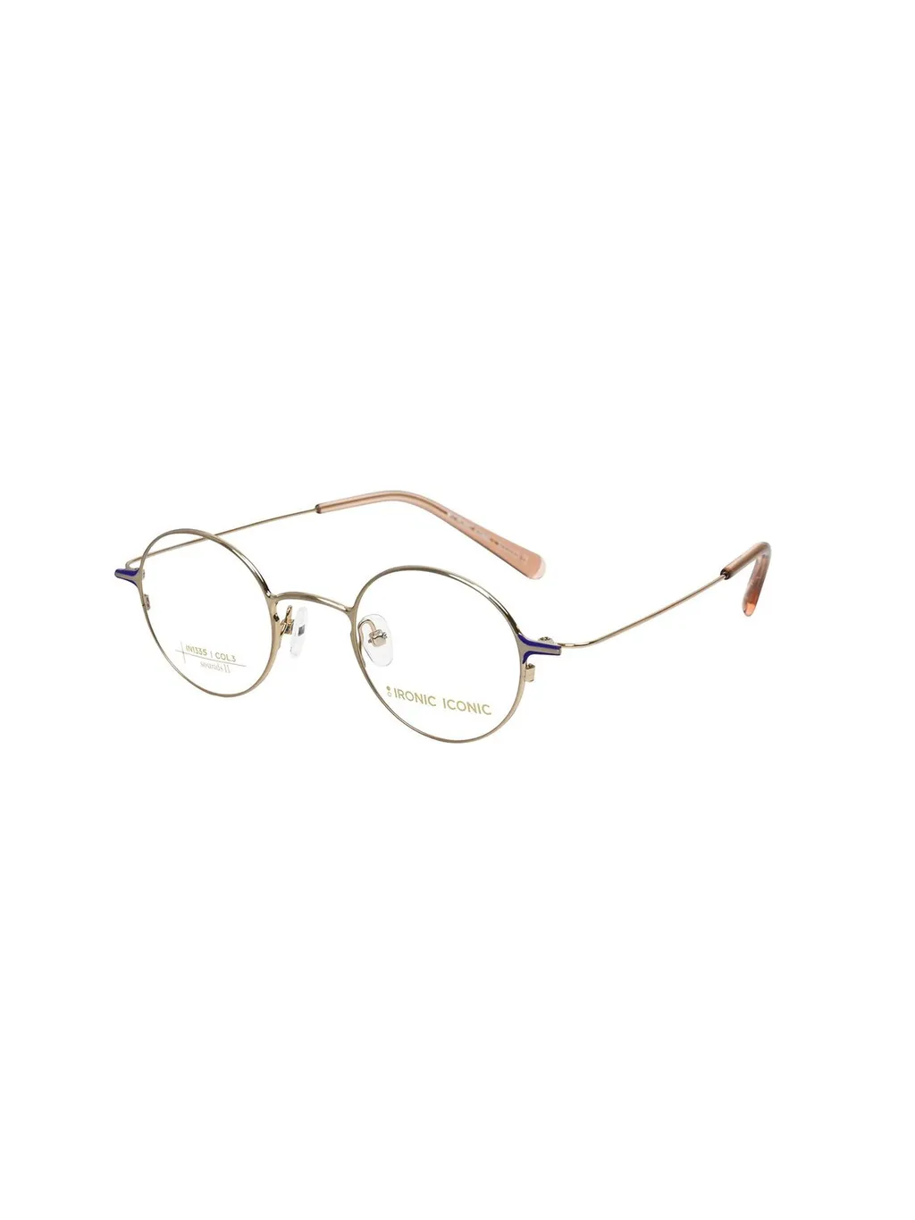 Ironic Iconic Round Frame Glasses