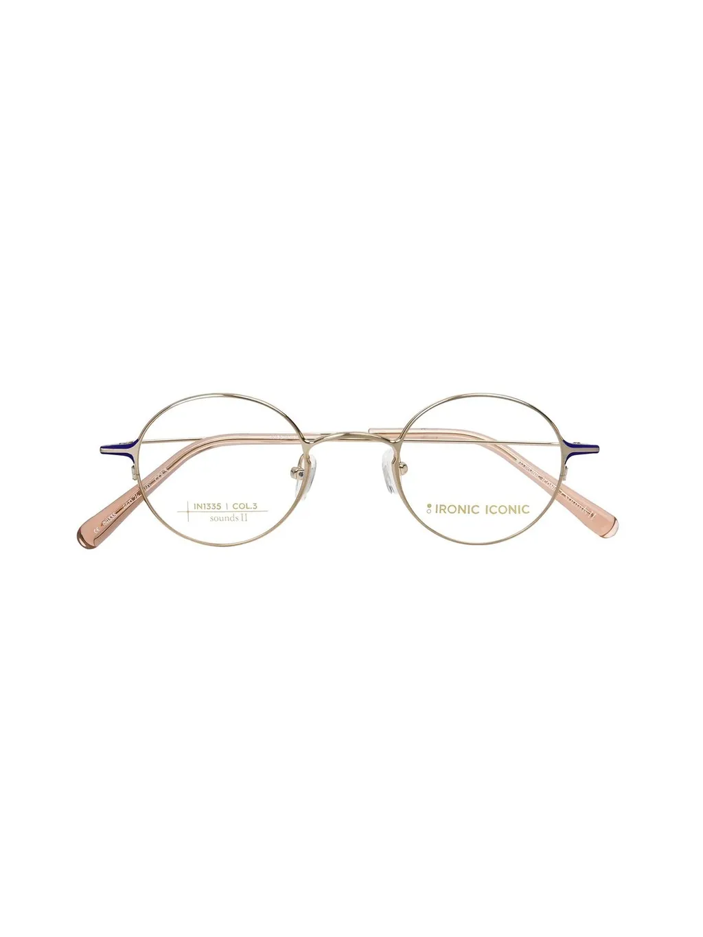 Ironic Iconic Round Frame Glasses