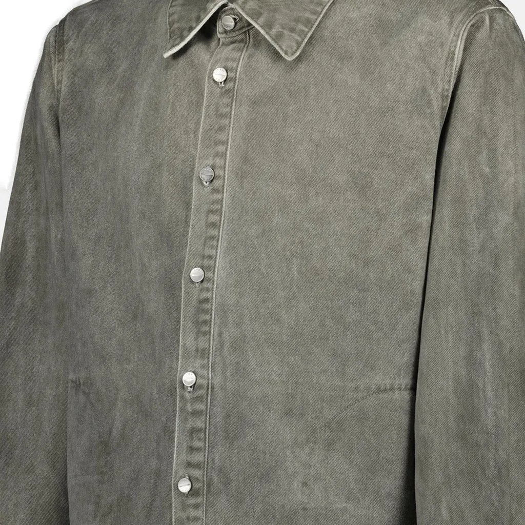 Iro Celino Washed Button-Up Denim Shirt
