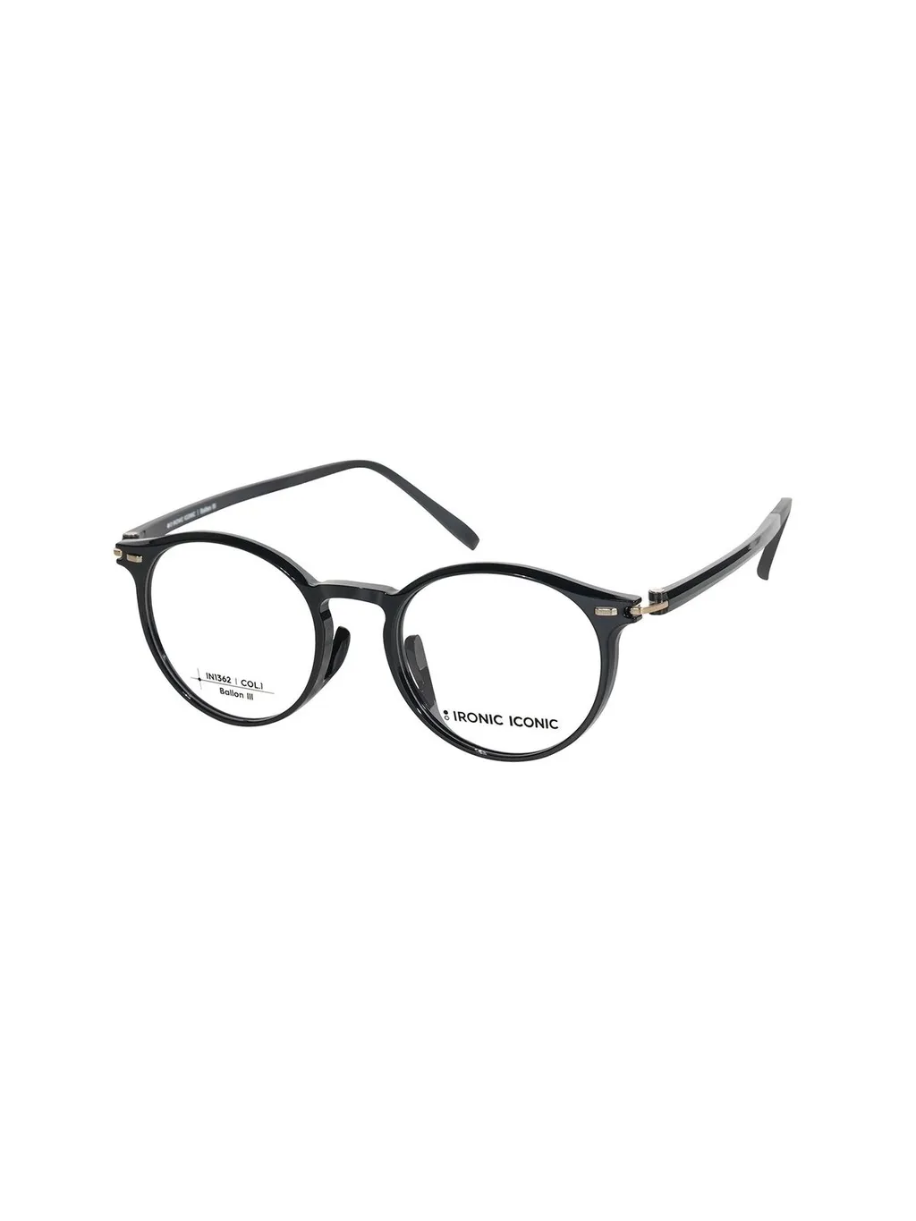 Ironic Iconic Round Frame Glasses