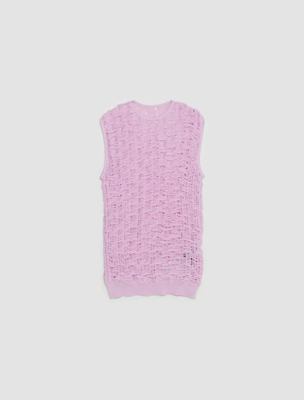 Isa Boulder Torn Knit Tank Top