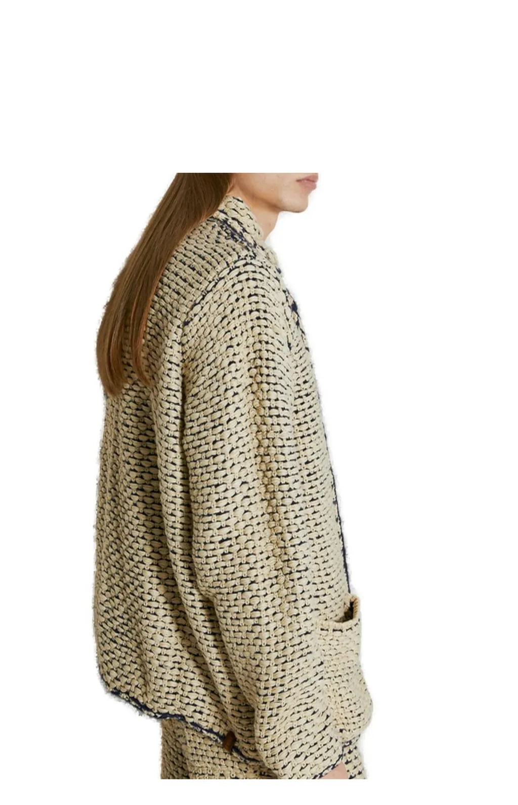 Isa Boulder Scarecrow Chunky Knit Blazer