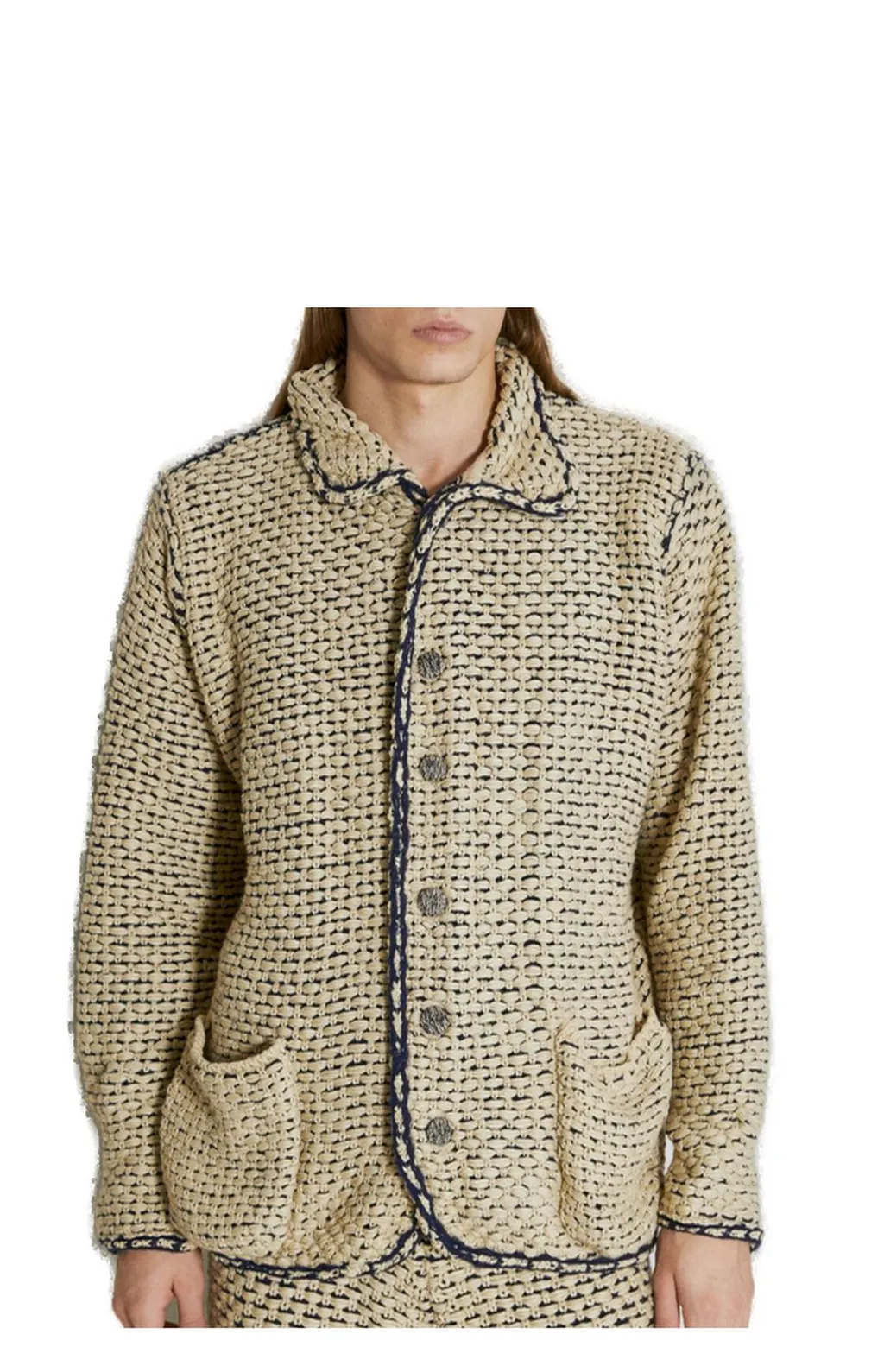 Isa Boulder Scarecrow Chunky Knit Blazer