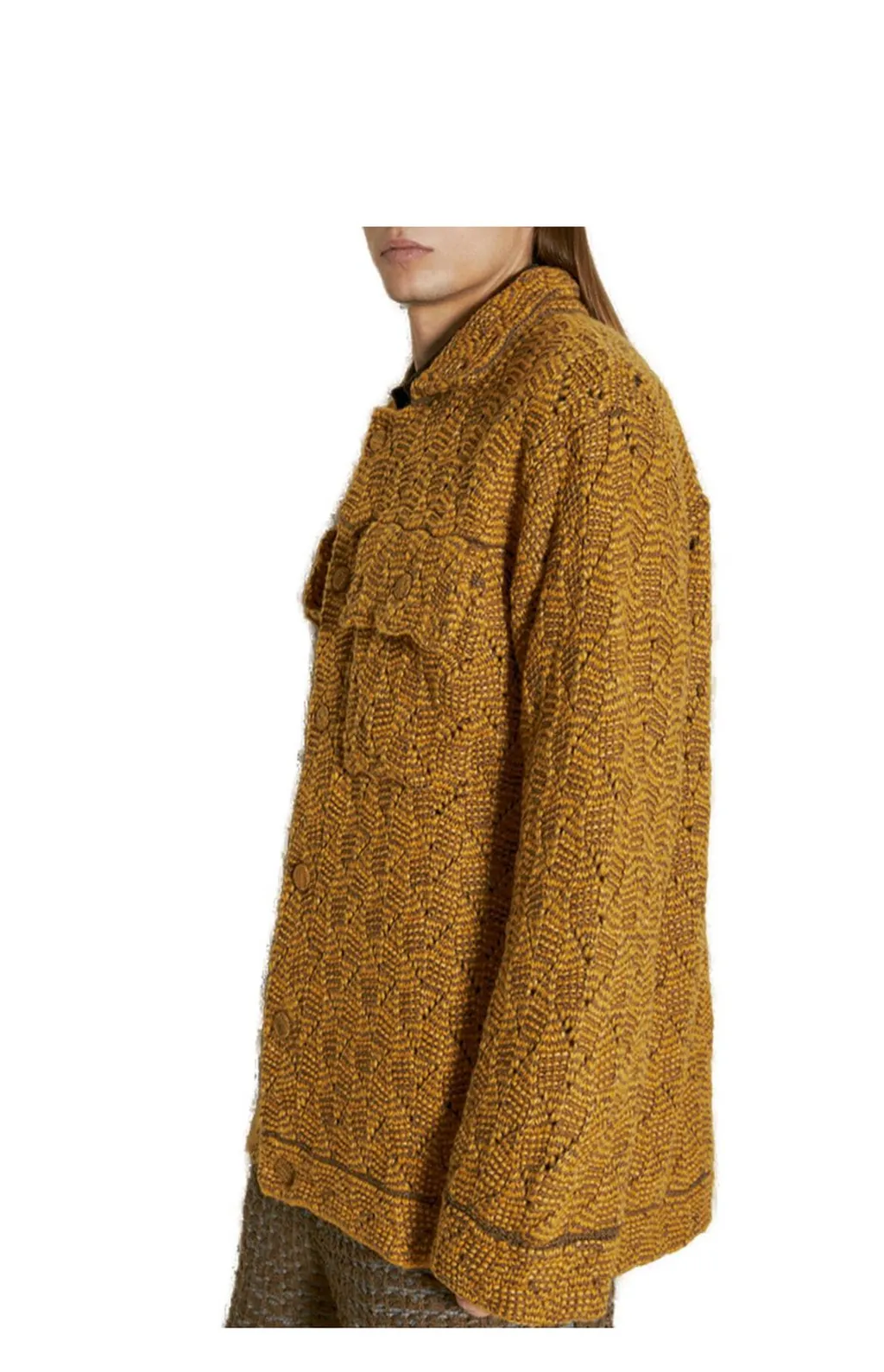 Isa Boulder Puzzle Knitted Work Jacket
