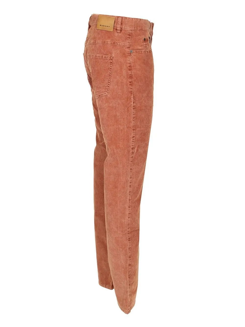 Isabel Marant Logo Patch Straight-Leg Jeans