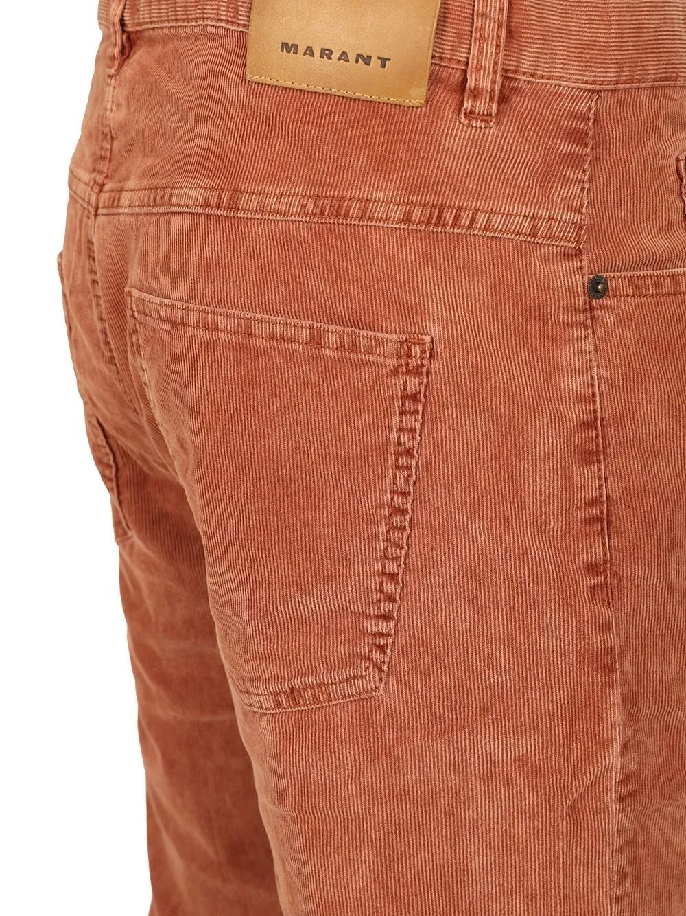 Isabel Marant Logo Patch Straight-Leg Jeans