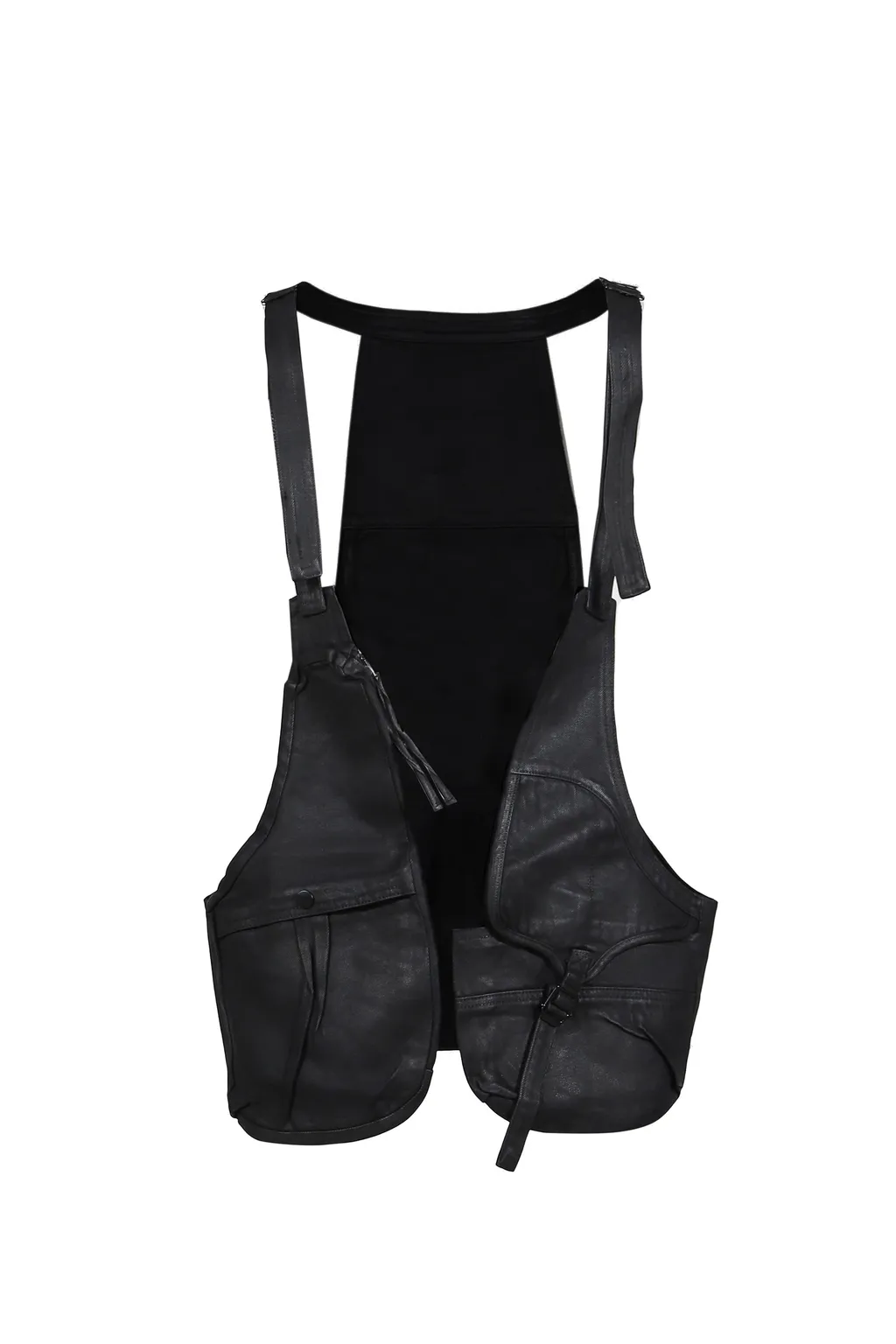 Waxed Utility Vest / Waxed Black