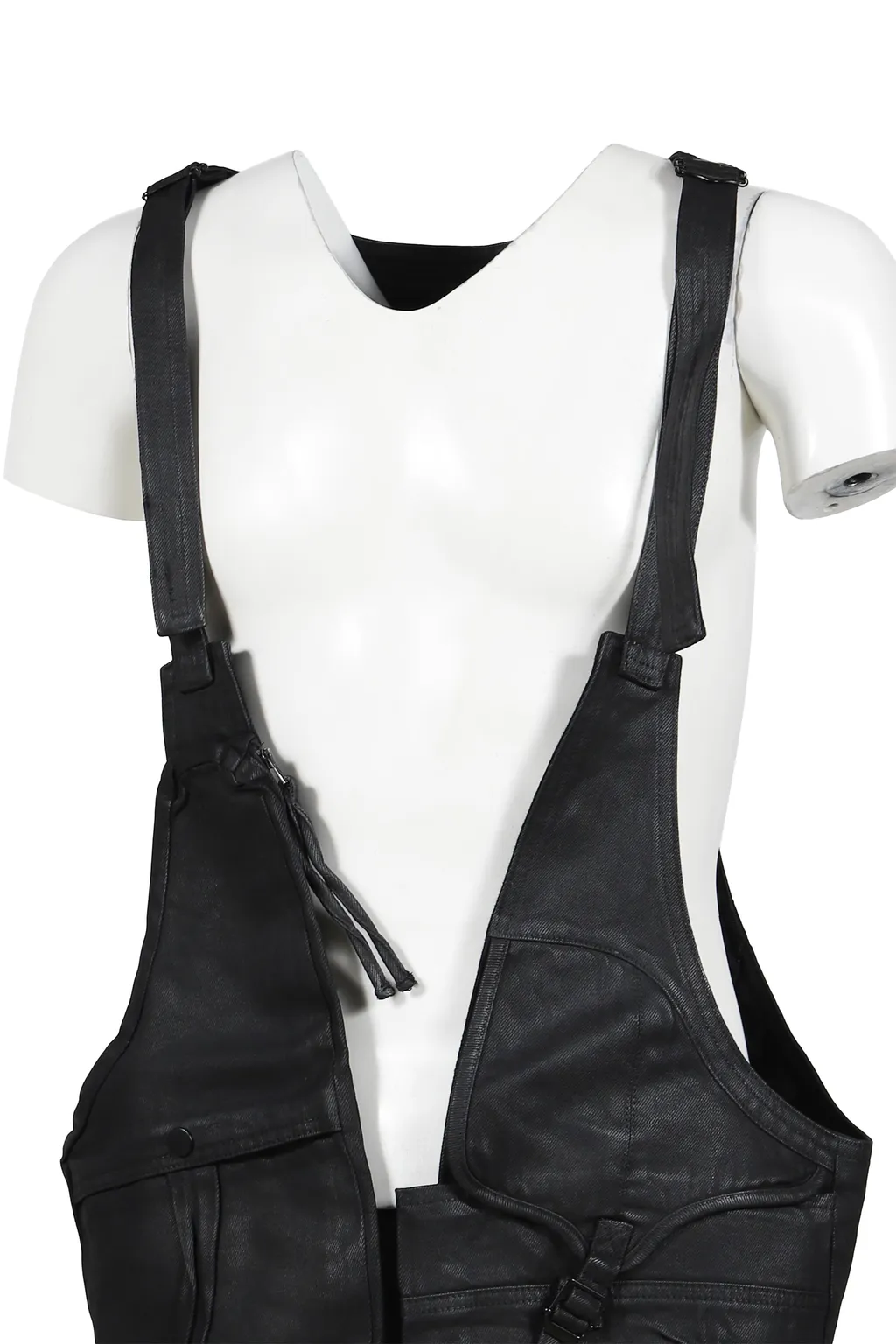 Waxed Utility Vest / Waxed Black