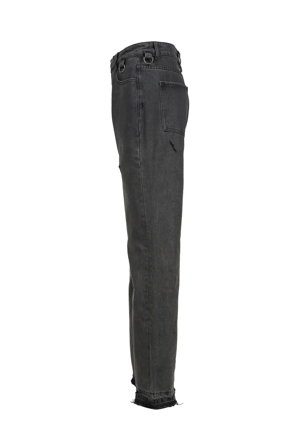 Sun Faded Double Zip Denim / Faded Gry