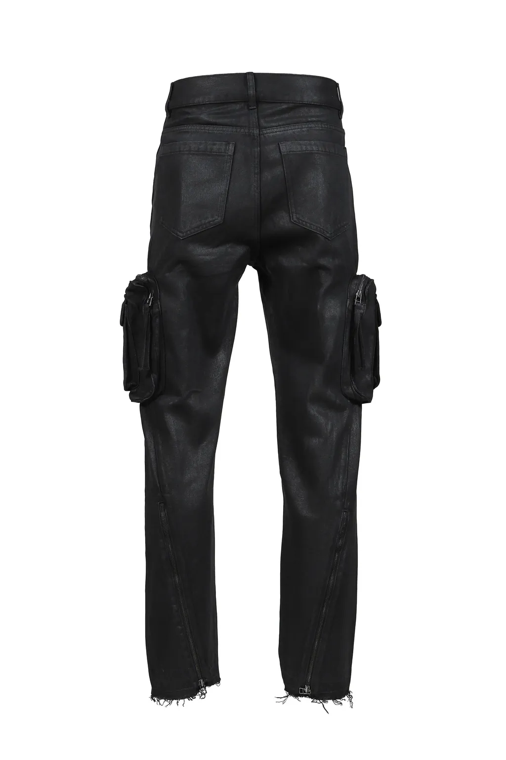 Waxed Combat Pants / Black