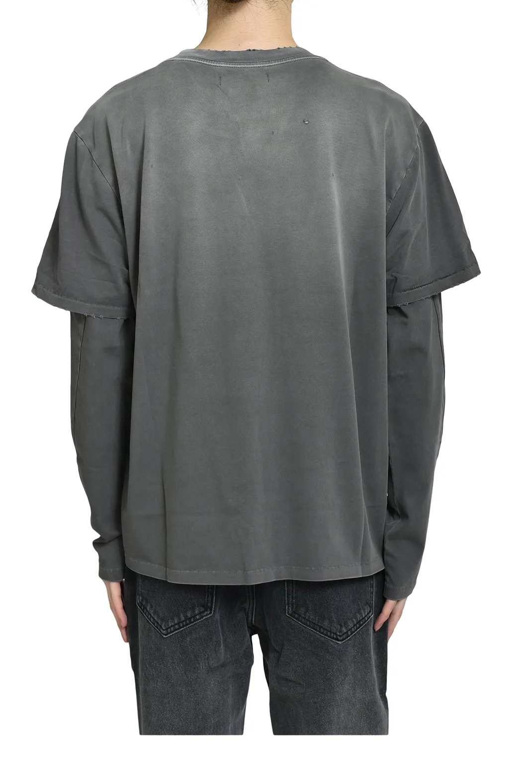 Sun Faded Double Layer Tee / Faded Gry