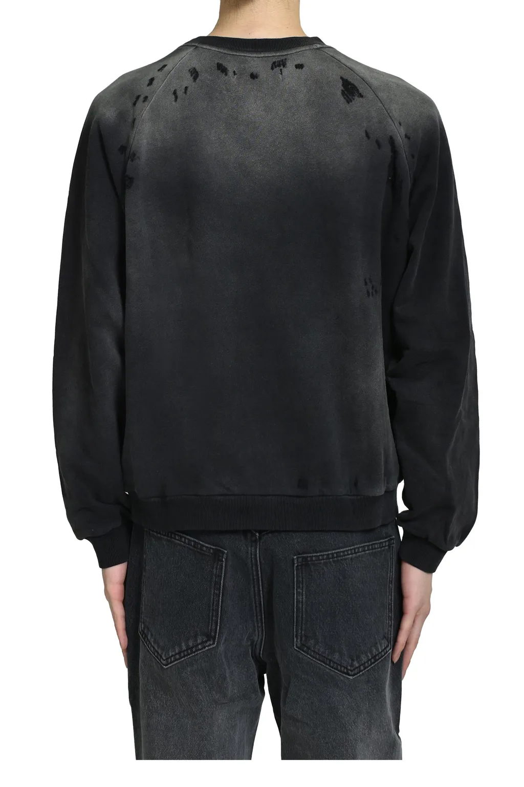 Cropped Shotgun Jersey / Washed Black