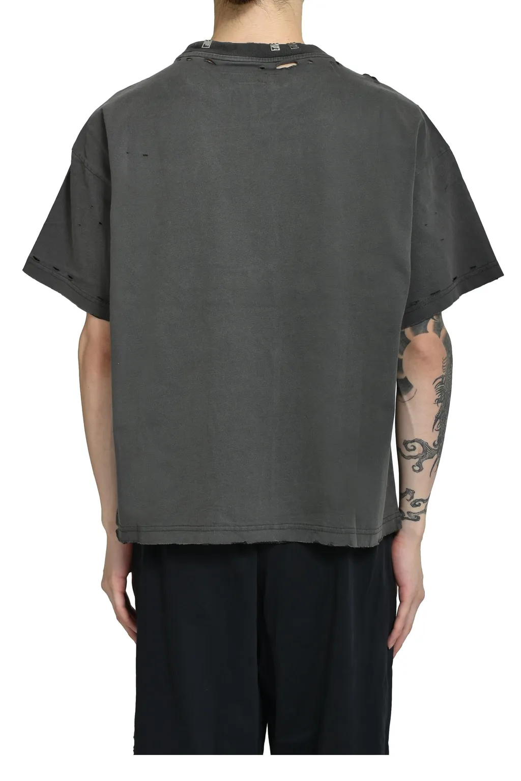 Pierced Tee / Faded Black