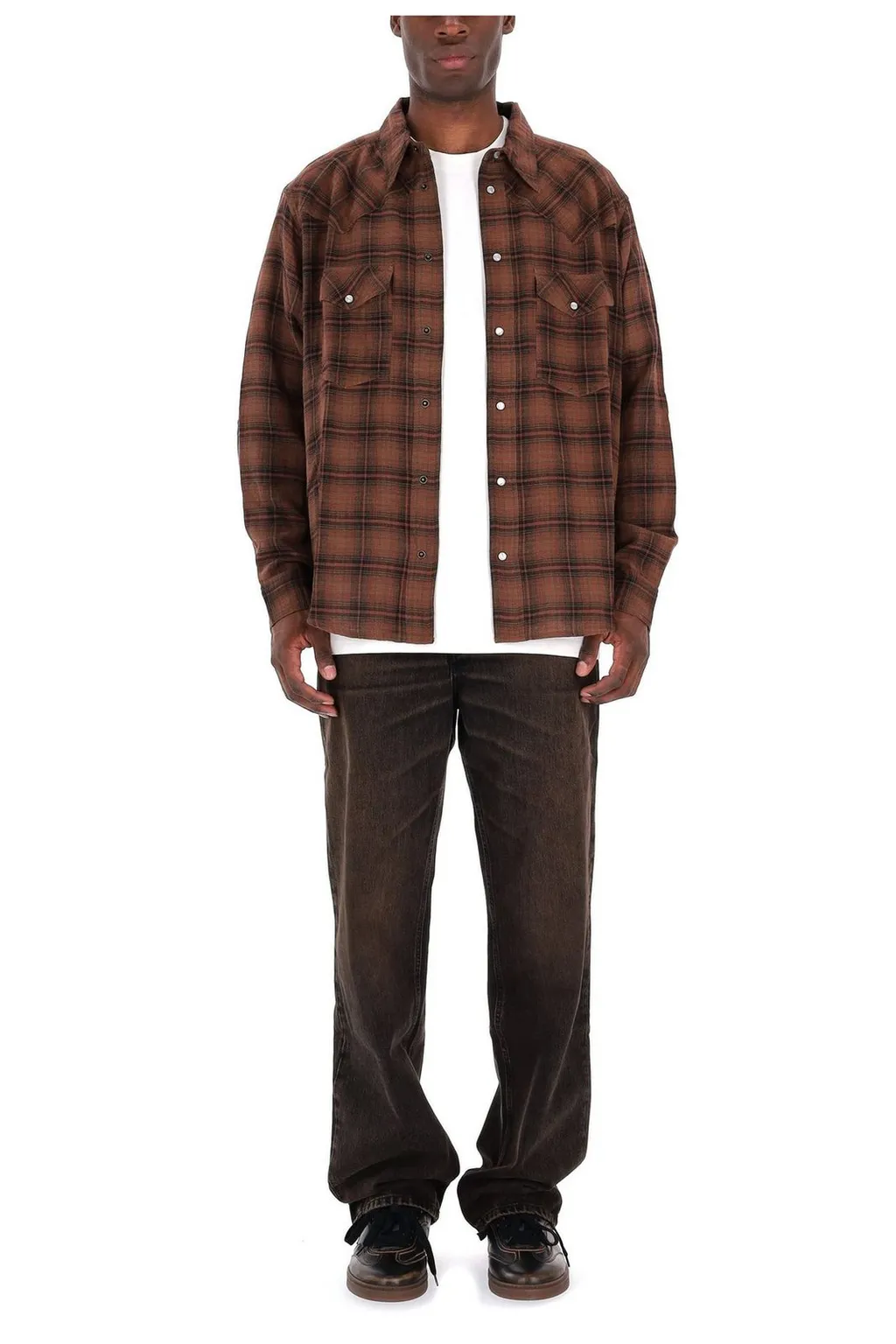 Isabel Marant Long Sleeved Checked Shirt