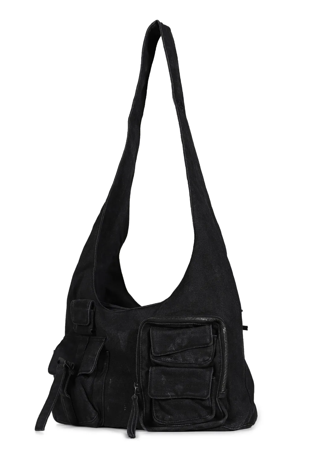 Cargo Shoulder Bag / Faded Black