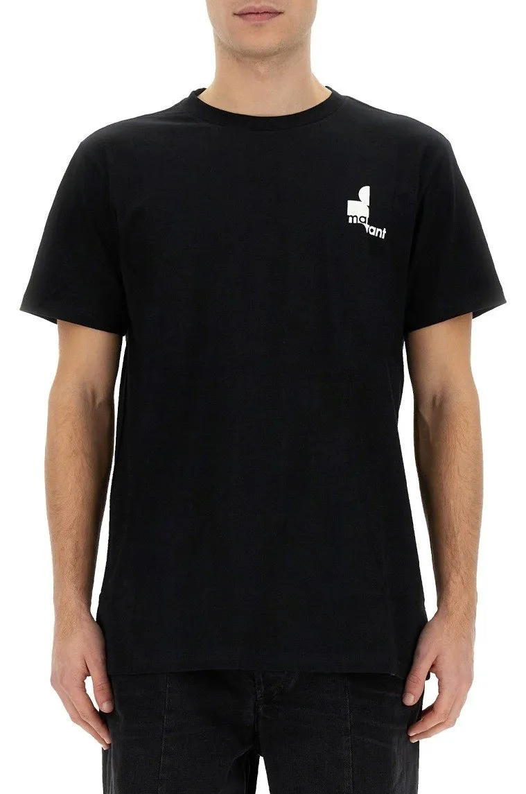 Isabel Marant Logo Printed Crewneck T-Shirt