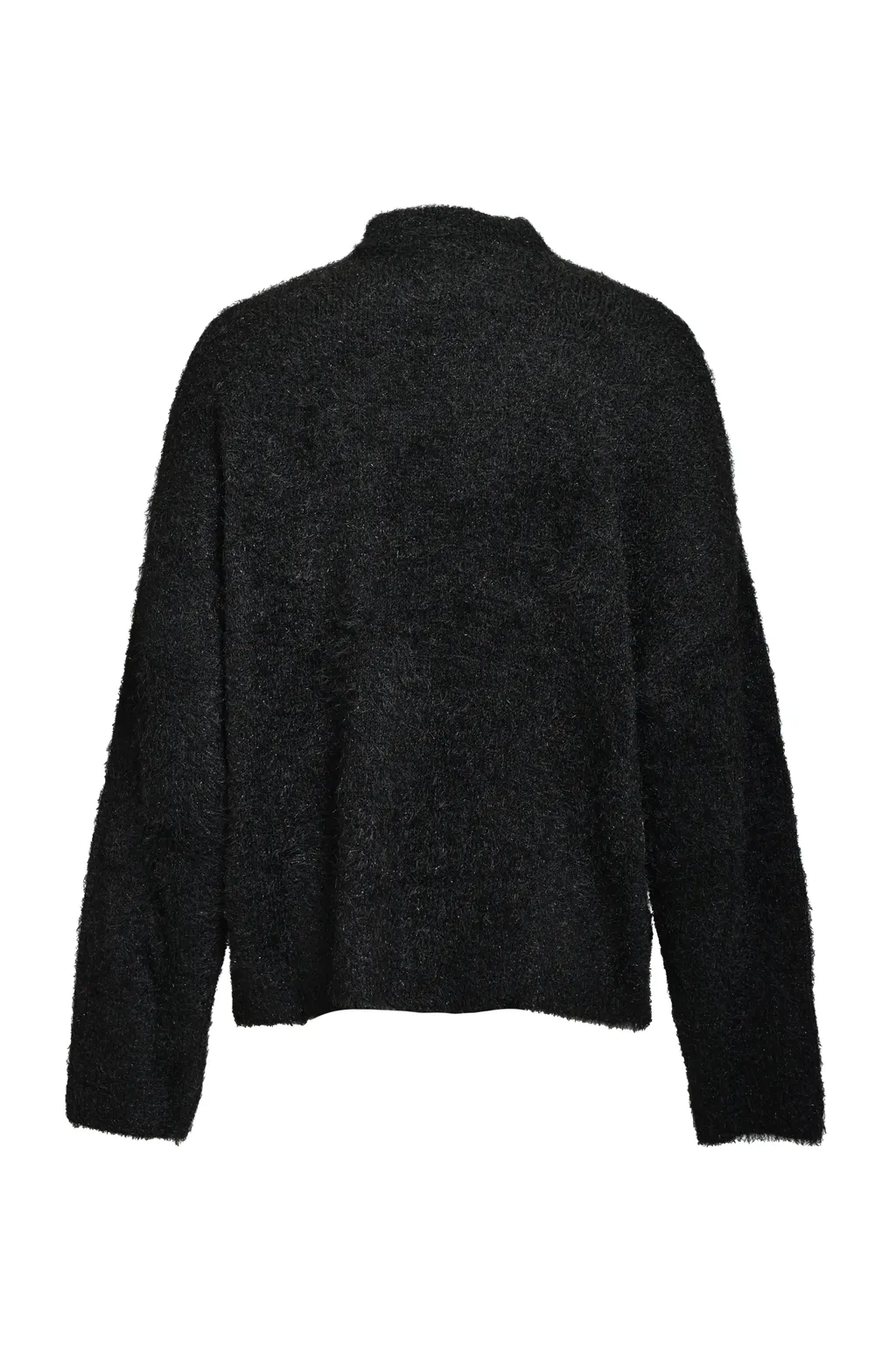 Crew Neck Knit/Glitter/Blk