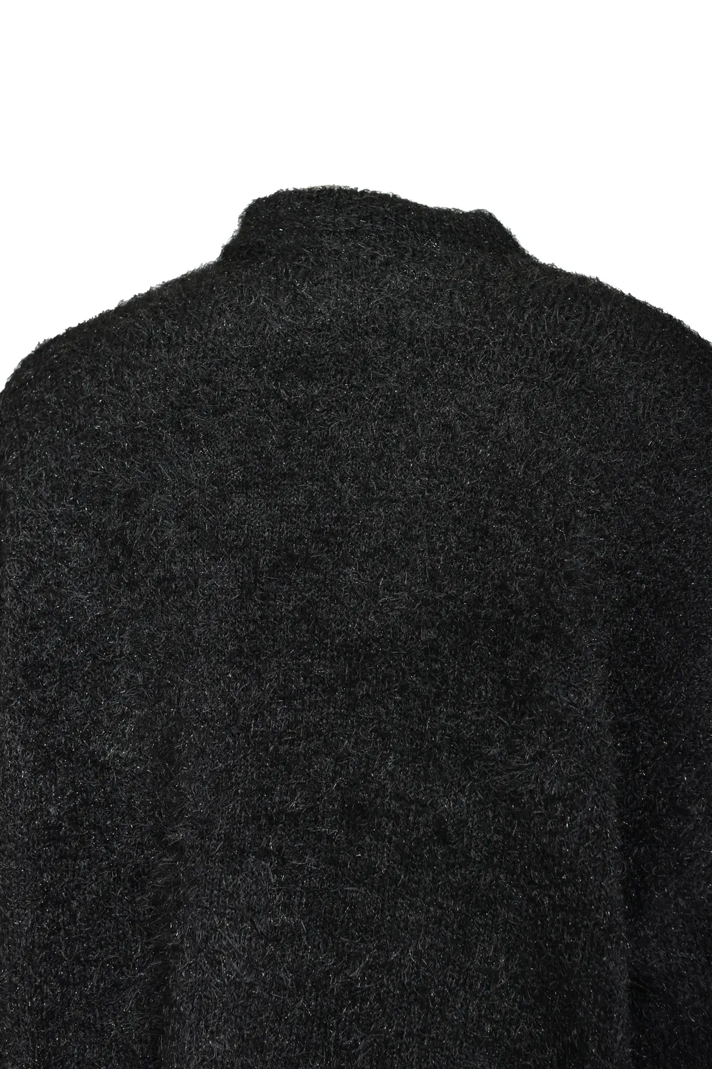 Crew Neck Knit/Glitter/Blk