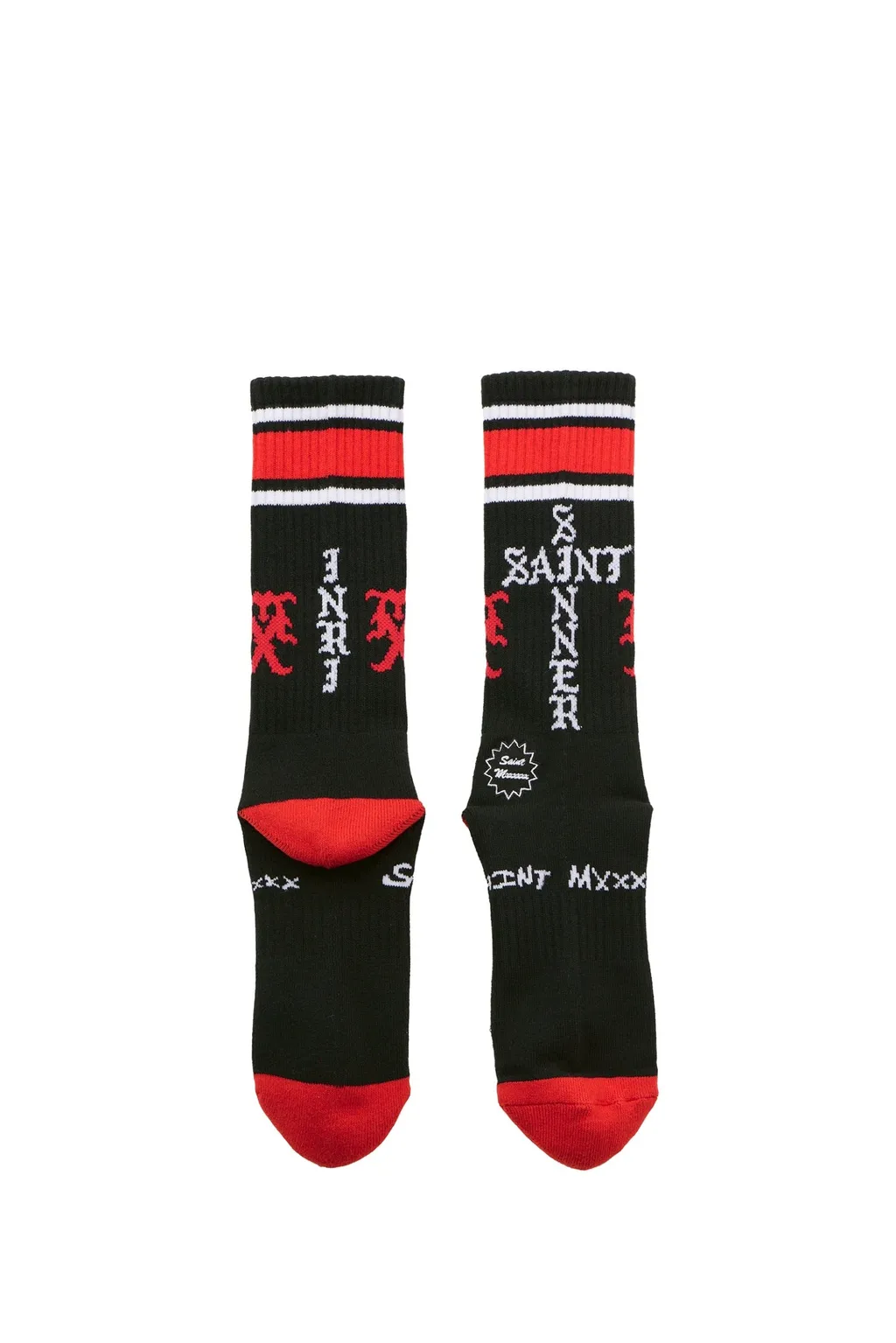 Socks/Sinner / Black/Red