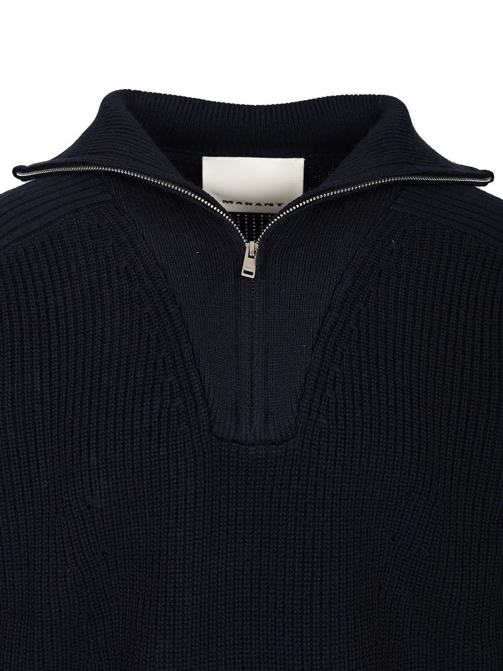 Isabel Marant Zip Detailed Long-Sleeved Jumper