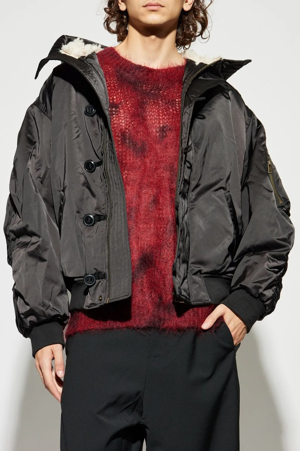 Isabel Marant Elroy Zip Detail Hooded Jacket