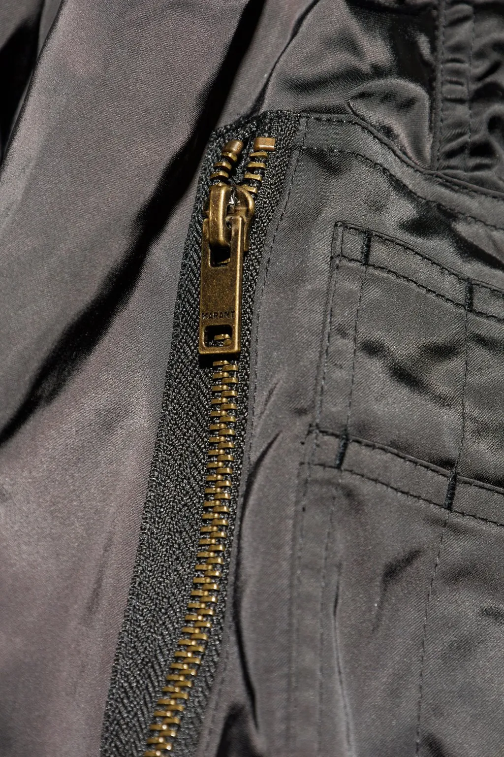 Isabel Marant Elroy Zip Detail Hooded Jacket