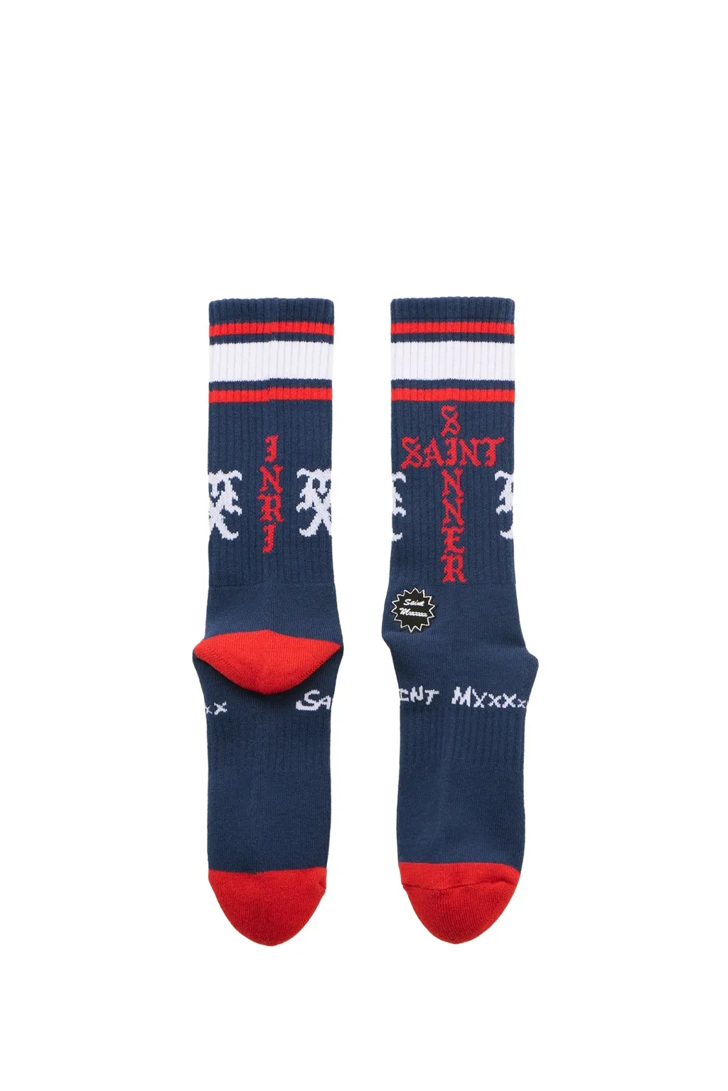 Socks/Sinner / Blu/Red