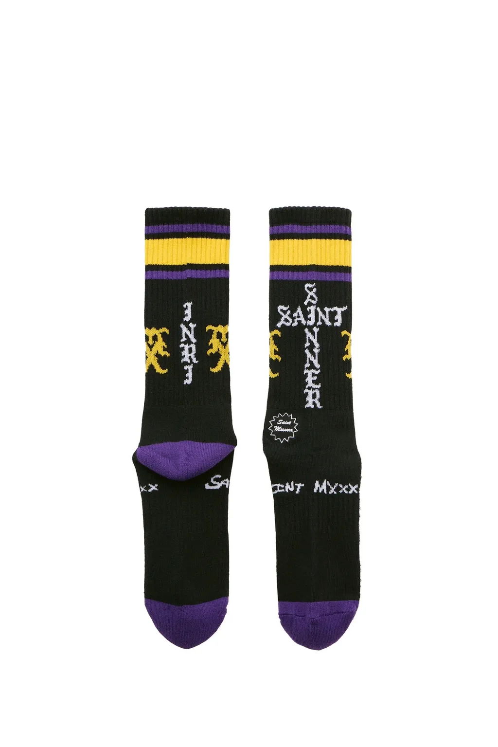 Socks/Sinner / Black/Pur