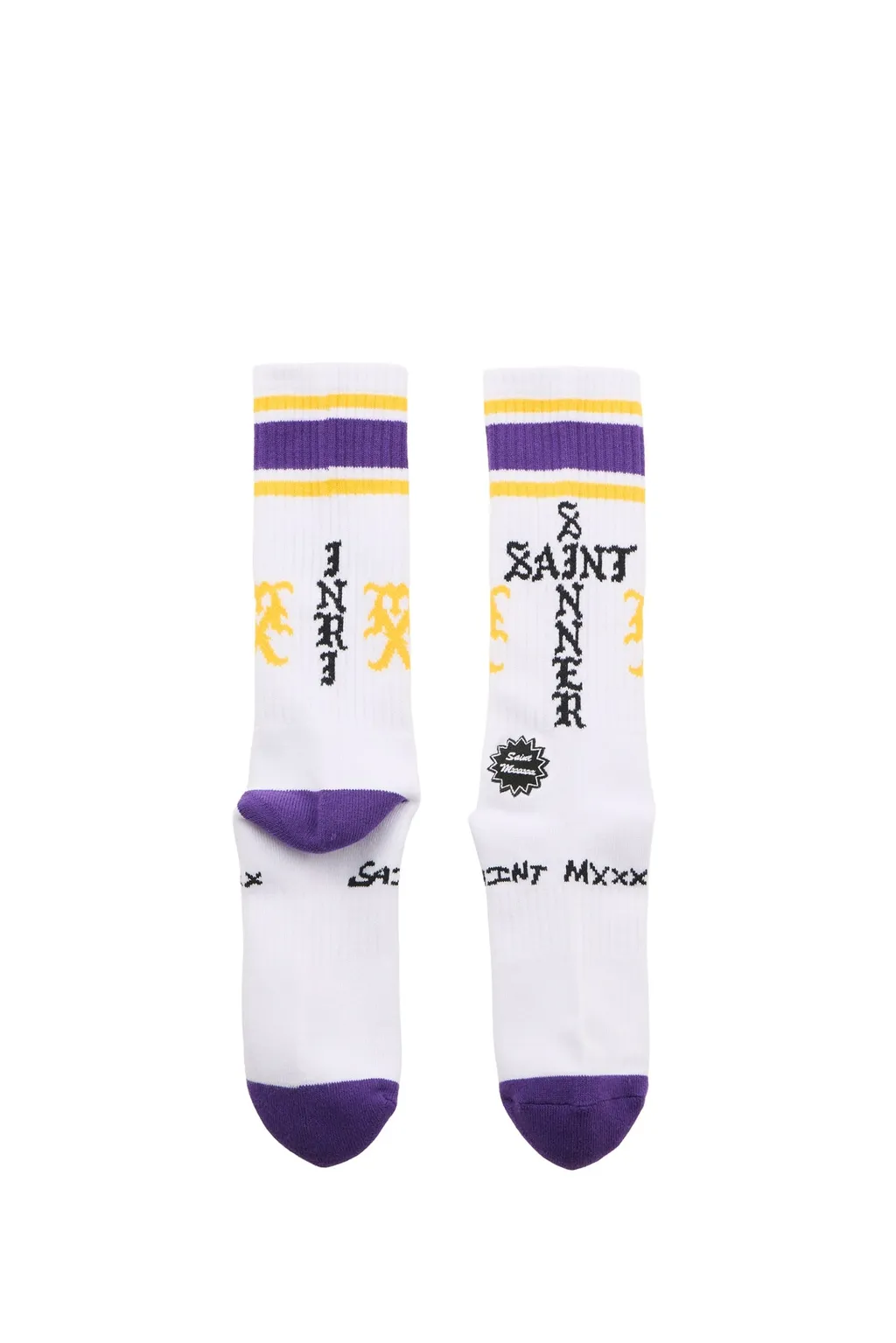 Socks/Sinner / White/Pur