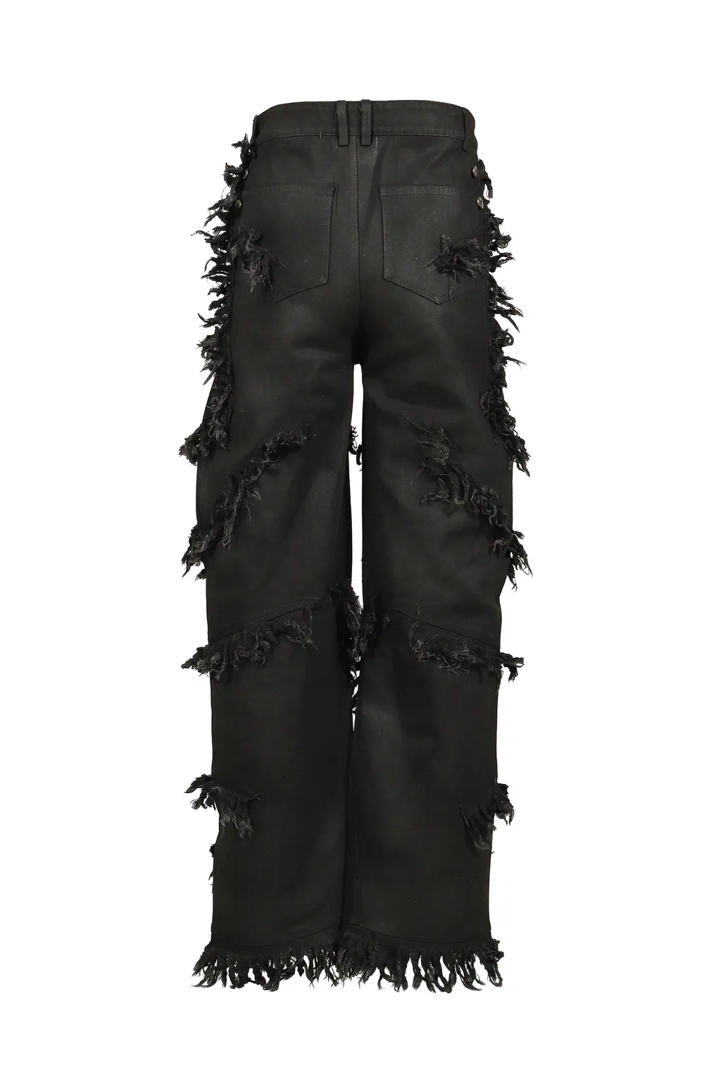 Shred Skirt Pants / Black