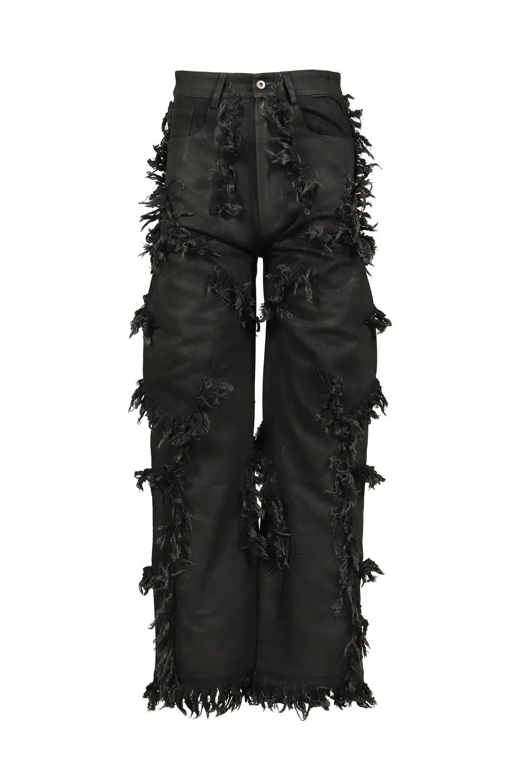 Shred Skirt Pants / Black