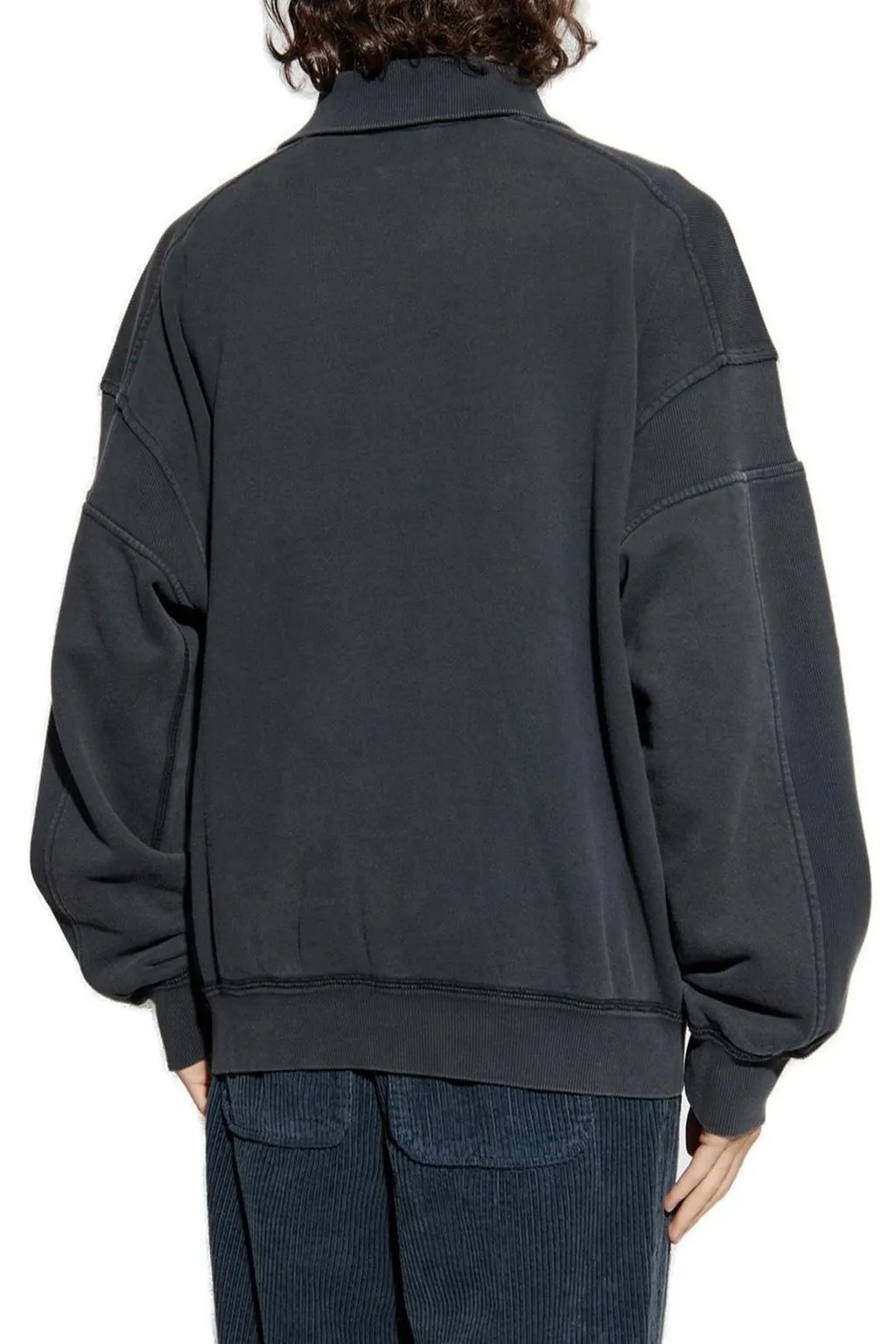 Isabel Marant Zip-Neck Long Sleeved Sweater