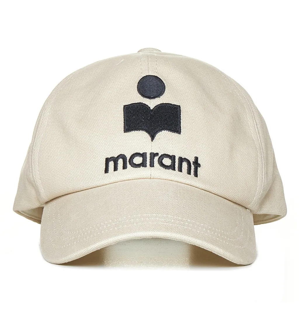 Isabel Marant Logo Embroidered Curved-Peak Baseball Cap