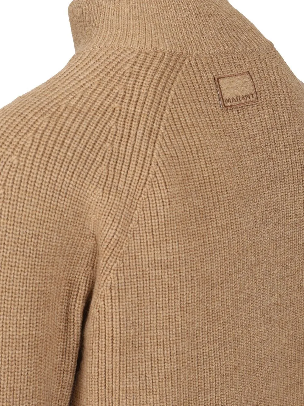 Isabel Marant High-Neck Zipped Knit Cardigan