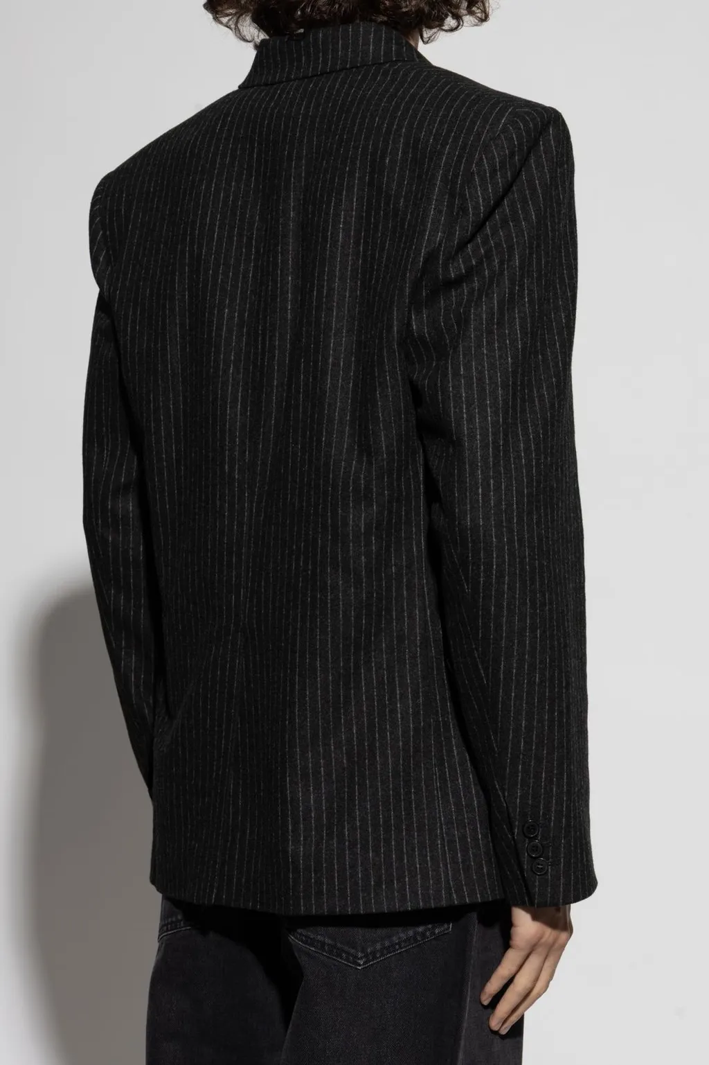 Isabel Marant Freddie Striped Single-Breasted Blazer