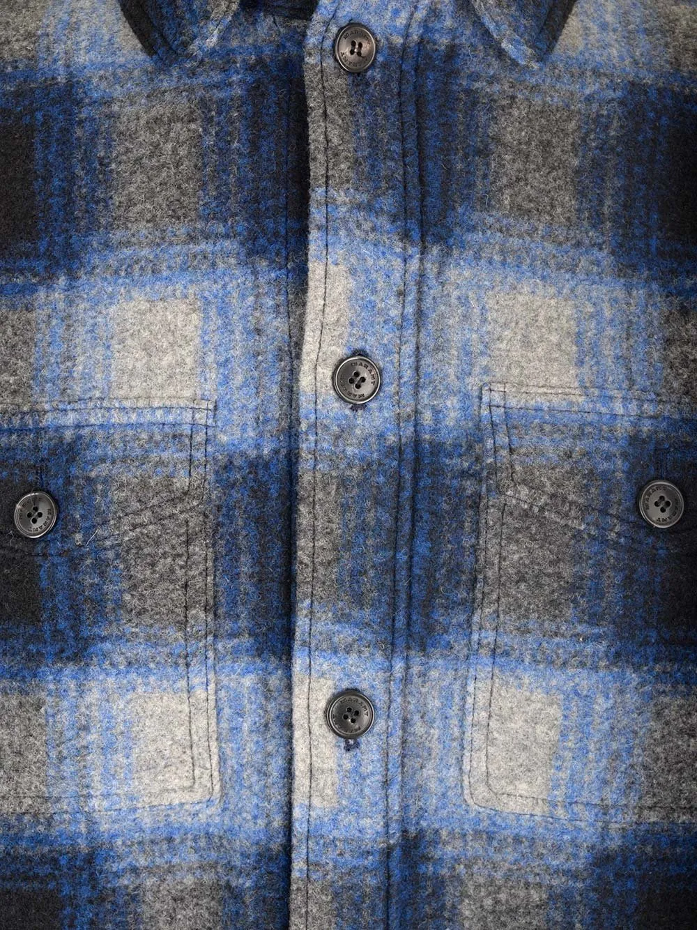Isabel Marant Checked Long-Sleeved Shirt