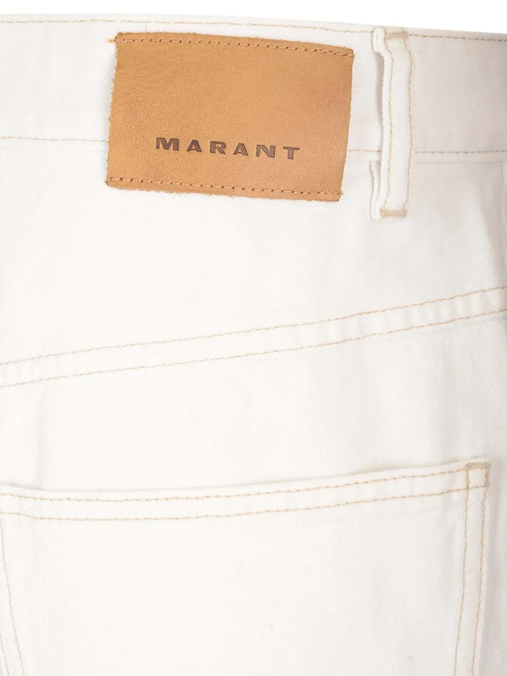 Isabel Marant	Logo-Patch Jeans