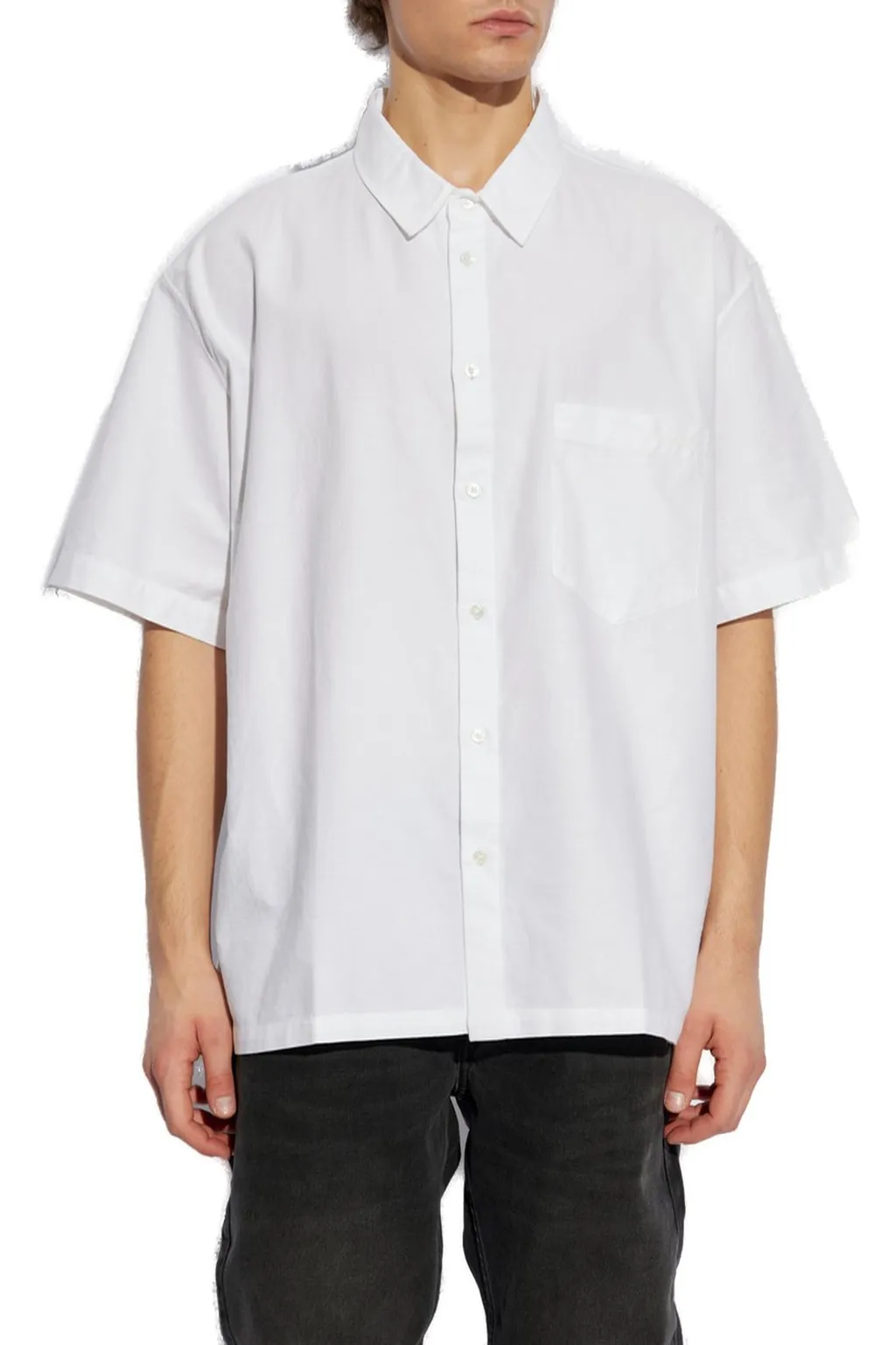 Isabel Marant Iggy Logo Embroidered Short-Sleeved Shirt