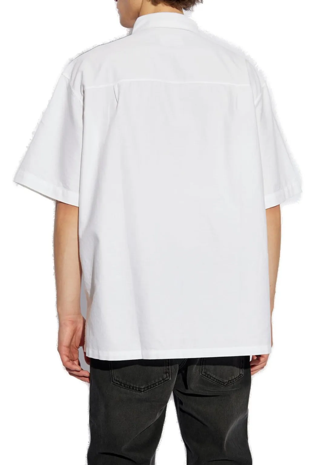 Isabel Marant Iggy Logo Embroidered Short-Sleeved Shirt