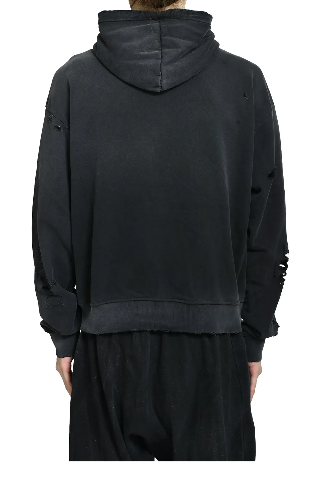 Elliott Zip Up Hoodie / Washed Blk