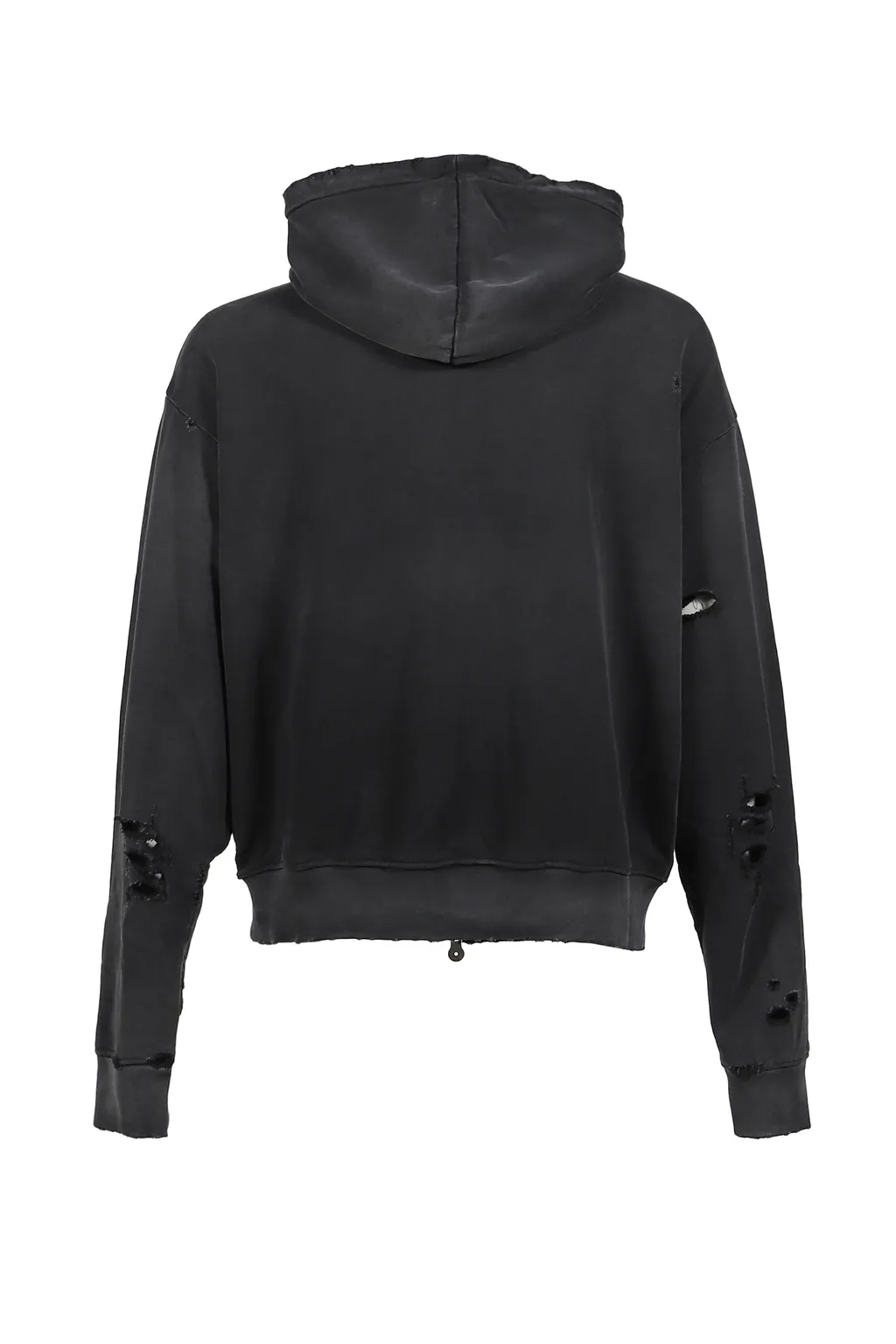 Elliott Zip Up Hoodie / Washed Blk